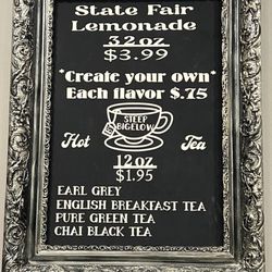 Bleu Cedar Coffee - Menu