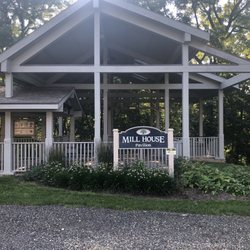 Hildebrand Nature Conservancy - The Mill House Pavilion at the trail's west end features a glimpse at the history of the old Mill House.