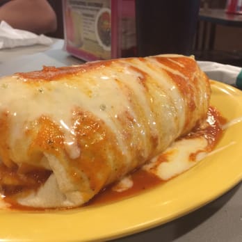 La Hacienda - Wet burrito. Regular size. None of the 3 people that ordered it were able to finish it. Great!! - Mexican Near Me - Ocala, Florida La Hacienda - Wet burrito. Regular size. None of the 3 people that ordered it were able to finish it. Great!! - Mexican Near Me - Ocala, Florida