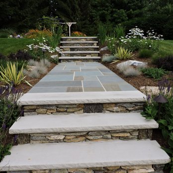 Apple Tree Landscapes - the steps leading up to the house - Landscaping Near Me - Lebanon, New Jersey Apple Tree Landscapes - the steps leading up to the house - Landscaping Near Me - Lebanon, New Jersey