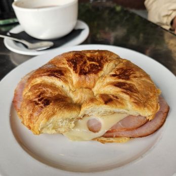The Black Cow Cafe - Ham and Cheese Croissant - New American Near Me - Montrose, California The Black Cow Cafe - Ham and Cheese Croissant - New American Near Me - Montrose, California
