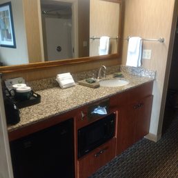 Vanity with Refridg and Microwave Vanity with Refridg and Microwave