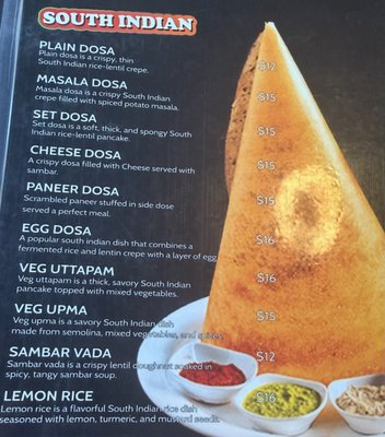 Menu photo 6 Hindustani Restaurant Hood River, OR