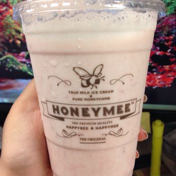 Honeymee - Strawberry Milkshake - Ice Cream & Frozen Yogurt Near Me - Irvine, California Honeymee - Strawberry Milkshake - Ice Cream & Frozen Yogurt Near Me - Irvine, California
