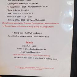 Wadhams Country Kitchen - Menu 09/2025