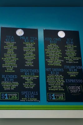 Menu photo 6 T-Cups Cafe Modesto, CA