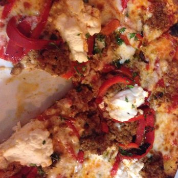 Three Fires - 800 degree pizza. Chili oil and sausage makes it spicy. - Italian Near Me - Fort Wayne, Indiana