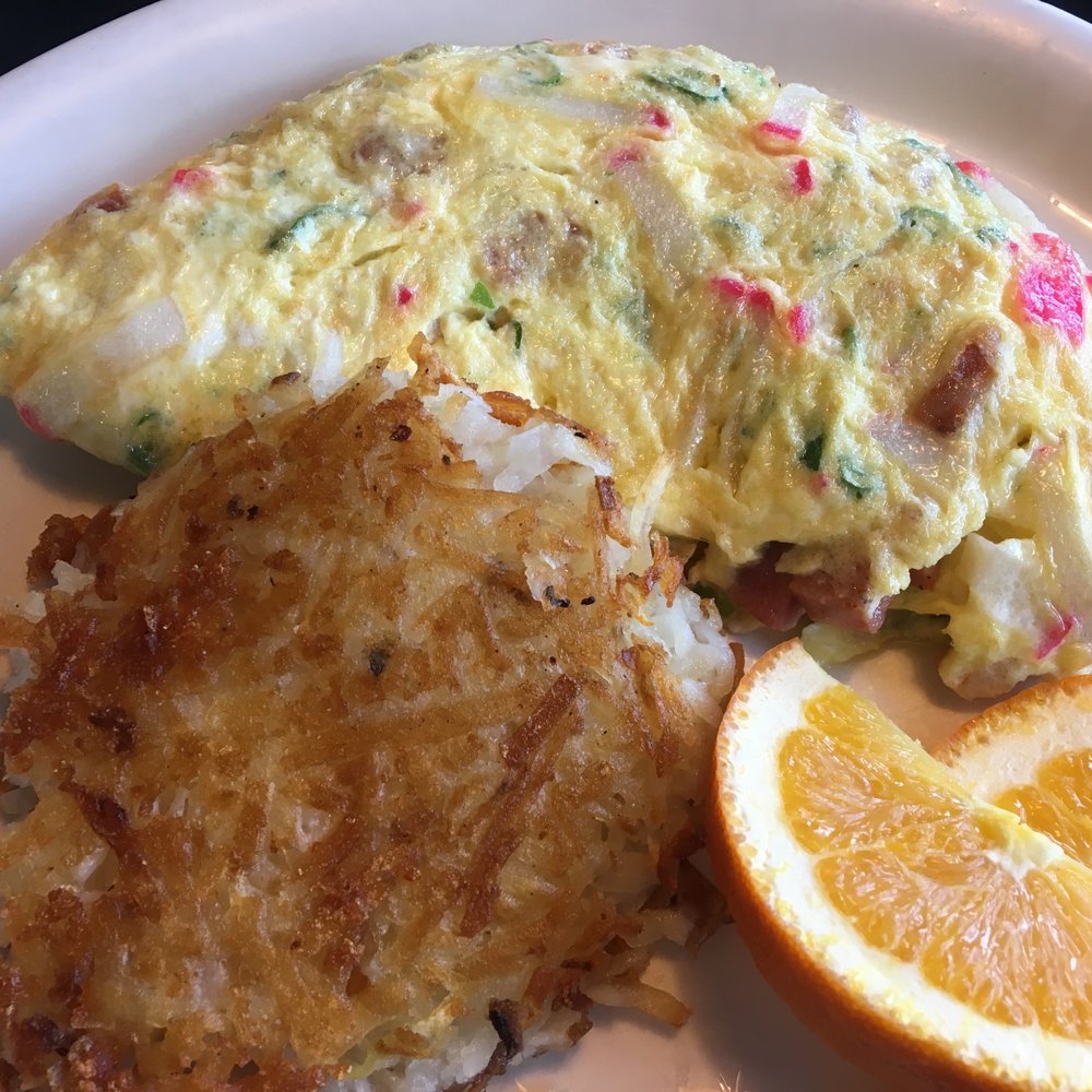 Eagle Cafe - Kamaboko Omelete - Breakfast & Brunch Near Me - Honolulu, Hawaii