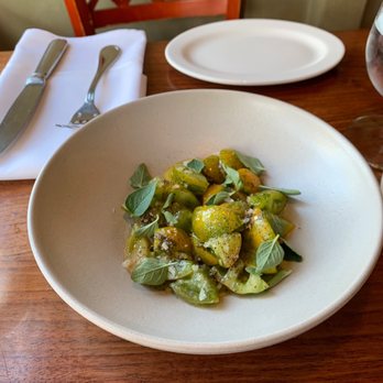 Wild Fish - Heirloom tomato salad daily special can smell the evoo - Seafood Near Me - Pacific Grove, California Wild Fish - Heirloom tomato salad daily special can smell the evoo - Seafood Near Me - Pacific Grove, California
