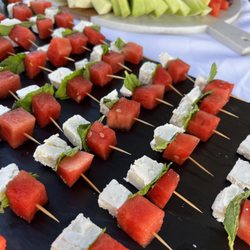 Stella Fiore Wood Fired Pizza - Watermelon & feta skewers
