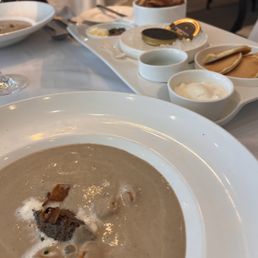 Mushroom Soup and Caviar Service Mushroom Soup and Caviar Service