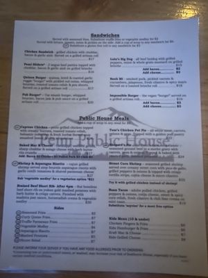 Menu photo 1 Pemi Public House Woodstock, NH Menu photo 1 Pemi Public House Woodstock, NH