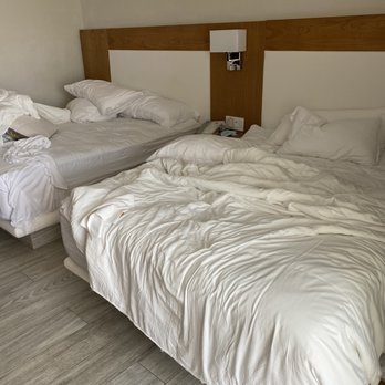 Izla Hotel - Beds (sorry took pictures when we were leaving!) - Hotels Near Me - Isla Mujeres, ROO