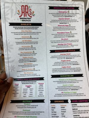 Menu photo 3 AR's Breakfast & Brunch Overland Park, KS