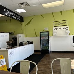 Green Market Cafe - Order at the counter. Self service is closed