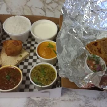 Chowpatty Chat - Punjabi Thali to go. It's a buffet in a box! - Indian Near Me - Houston, Texas