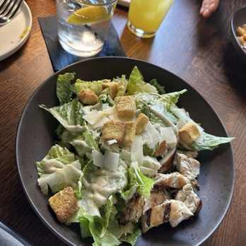 Olive and Oak - Caesar Salad with Grilled chicken. Very tasty. The chicken was a tad dry but not horribly so. - New American Near Me - Hagerstown, Maryland