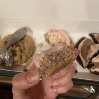 Crumbl - Costa Mesa - Filled to brim frisbee sticks-- strawberry something - Bakeries Near Me - Costa Mesa, California Crumbl - Costa Mesa - Filled to brim frisbee sticks-- strawberry something - Bakeries Near Me - Costa Mesa, California