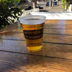 The Brewery - Plastic because the footy is on !!!