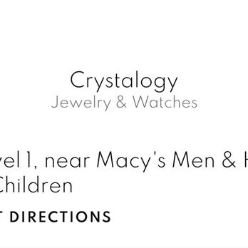 Crystalogy - location of store in Mall - Jewelry Near Me - Temecula, California