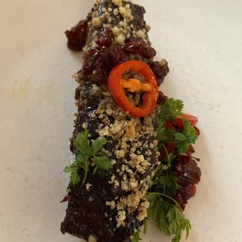 Eyval - Lamb rib up close - Persian/Iranian Near Me - Brooklyn, New York