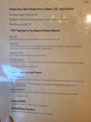 Menu photo 2 St. Francis Apizza Cincinnati, OH