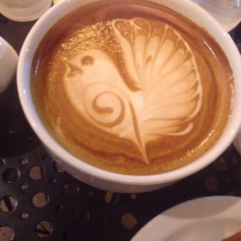 Urth Caffé-Pasadena - Spanish Latte with a bird design. Wouldn't been reallllly cool if they did a design of Gene Wilders face!! (Dying) - Cafes Near Me - Pasadena, California Urth Caffé-Pasadena - Spanish Latte with a bird design. Wouldn't been reallllly cool if they did a design of Gene Wilders face!! (Dying) - Cafes Near Me - Pasadena, California
