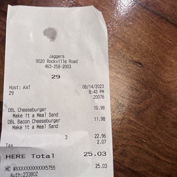 Jaggers - Recip - Burgers Near Me - Indianapolis, Indiana