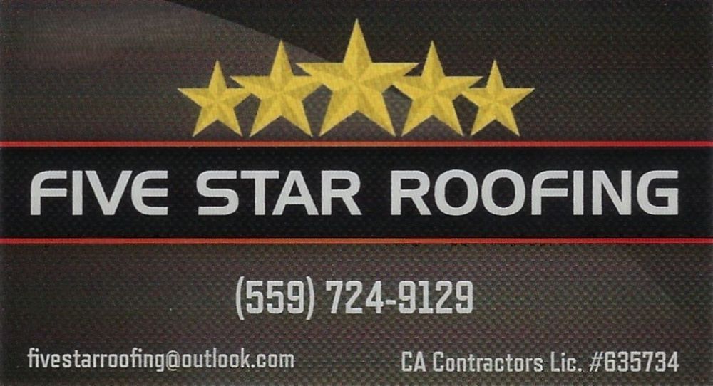Slide of Five Star Roofing
