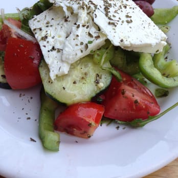 Demitris Taverna - small size Greek salad - Greek Near Me - Livermore, California Demitris Taverna - small size Greek salad - Greek Near Me - Livermore, California