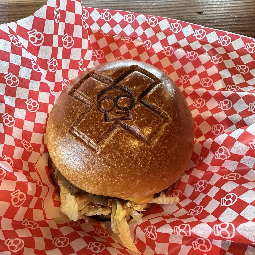 Toxic Burger - Toxic burger with Sriracha sauce very good - Burgers Near Me - Creswell, Oregon Toxic Burger - Toxic burger with Sriracha sauce very good - Burgers Near Me - Creswell, Oregon