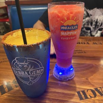 Bubba Gump Shrimp - Margarita and a drink - Seafood Near Me - Long Beach, California