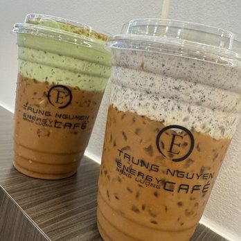 Trung Nguyen E Coffee - Matcha & black sesame - Coffee & Tea Near Me - Houston, Texas Trung Nguyen E Coffee - Matcha & black sesame - Coffee & Tea Near Me - Houston, Texas