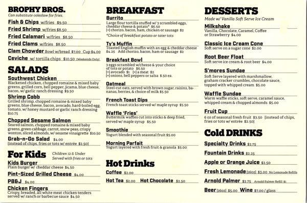 Menu photo 5 On The Alley - Goleta Goleta, CA Menu photo 5 On The Alley - Goleta Goleta, CA