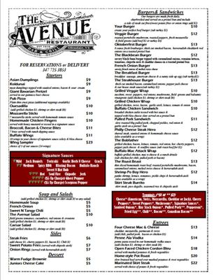 Menu photo 6 The Avenue Restaurant Glendale, NY Menu photo 6 The Avenue Restaurant Glendale, NY