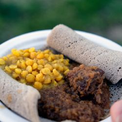 Queens Night Market - Emeye Ethopian Cuisine: Sega Wet Plate: $6
