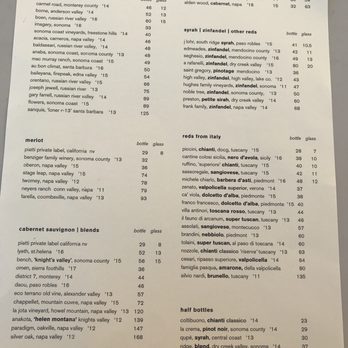 Piatti - Wine list - Italian Near Me - Mill Valley, California Piatti - Wine list - Italian Near Me - Mill Valley, California