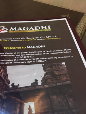 Menu photo 6 Magadhi Brampton, ON Menu photo 6 Magadhi Brampton, ON
