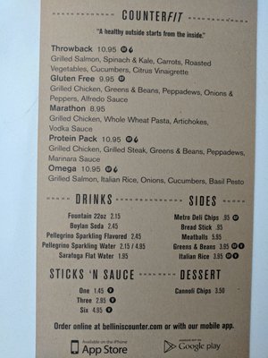 Menu photo 3 Bellini's Counter Albany, NY
