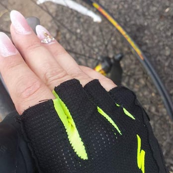 Cosmic Beauty - Nails by Mary Week 2 and even as a cyclist these nails are golding up and looking fab.  #worthit #tryresin - Nail Salons Near Me - Kapolei, Hawaii