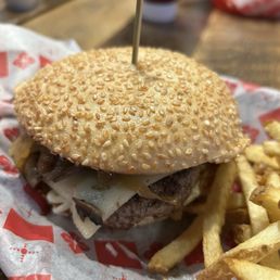 Mushroom Swiss Burger