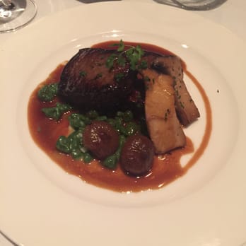 Gary Danko - Medium rare bison with king trumpet mushroom - New American Near Me - San Francisco, California Gary Danko - Medium rare bison with king trumpet mushroom - New American Near Me - San Francisco, California