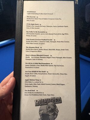Menu photo 5 Humbug Charlotte, NC