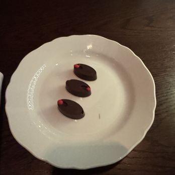Caramá - Complimentary chocolate with ginger - Italian Near Me - Las Vegas, Nevada