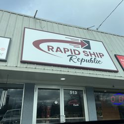 Rapid Ship Republic - The front sign to Rapid Ship Republic