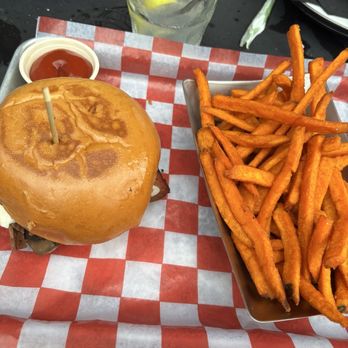 Nodding Donkey Uptown - Burger and sweet potato fries - Barbeque Near Me - Dallas, Texas