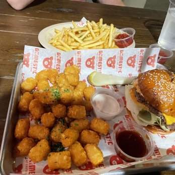 DOMESTIC - Bacon jam cheeseburger - Barbeque Near Me - La Puente, California DOMESTIC - Bacon jam cheeseburger - Barbeque Near Me - La Puente, California