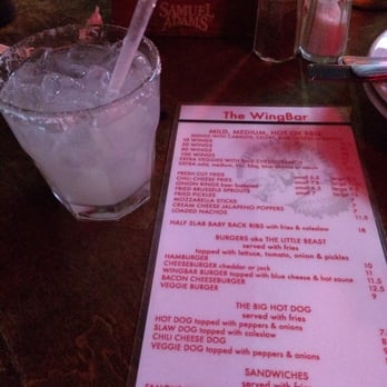 The Wing Bar - House margarita, wings, fries & fried brussel sprouts - Chicken Wings Near Me - Brooklyn, New York