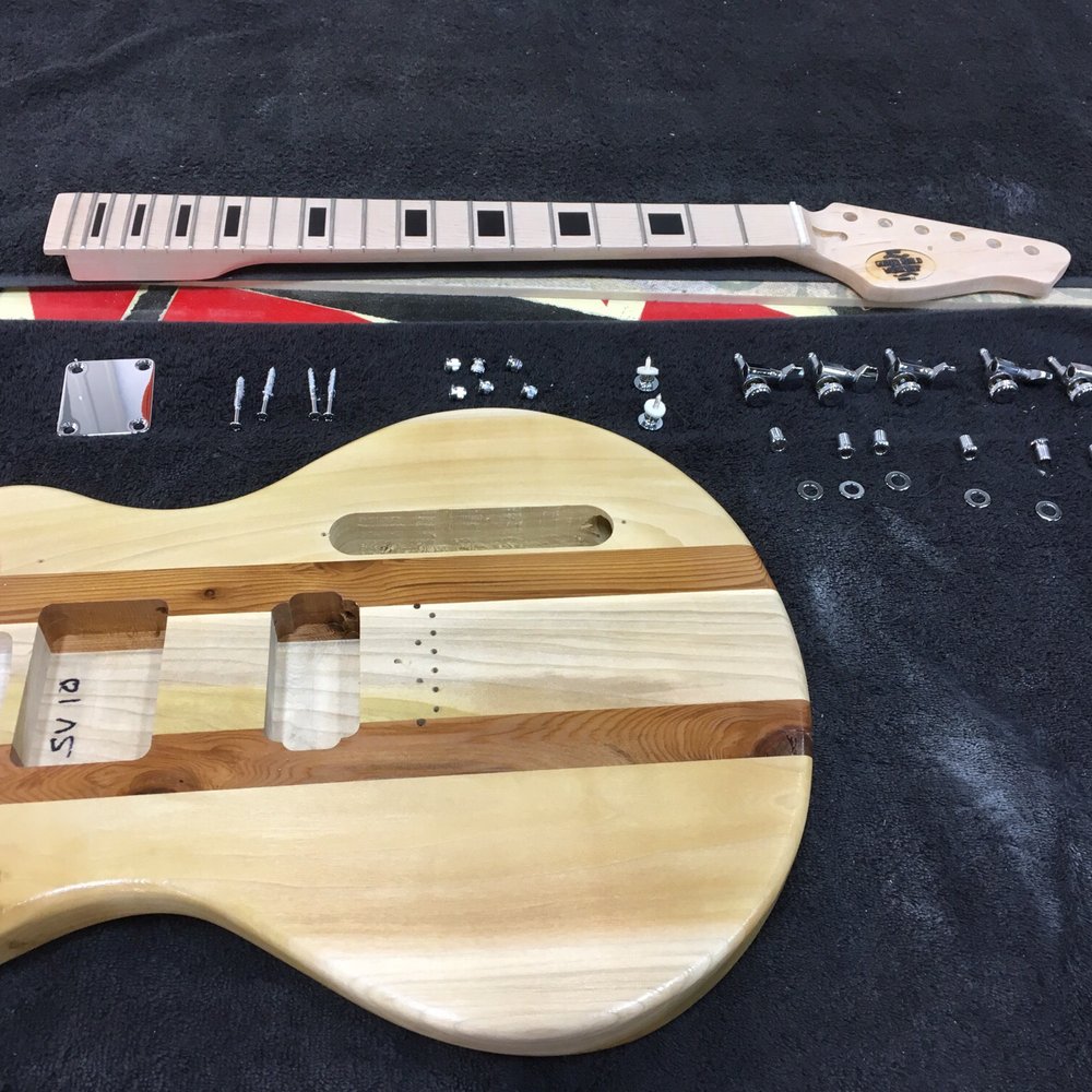 Guitar Build Workshop - Before final assembly - Musical Instruments & Teachers Near Me - Nashville, Tennessee