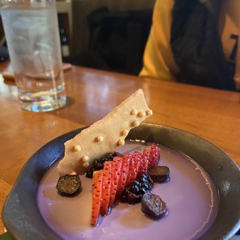 Roka Akor - Chicago - Ube panna cotta - Sushi Bars Near Me - Chicago, Illinois Roka Akor - Chicago - Ube panna cotta - Sushi Bars Near Me - Chicago, Illinois
